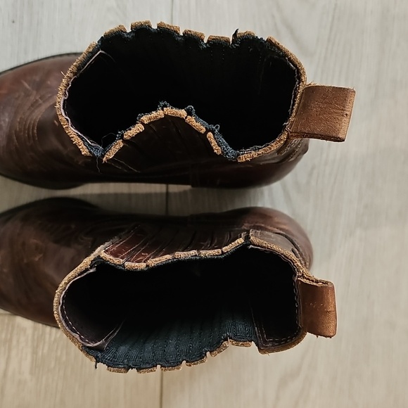 Vintage Ranchero Western Heritage Leather Ankle Cowboy Cowgirl Boots, Size 7 - Picture 12 of 17